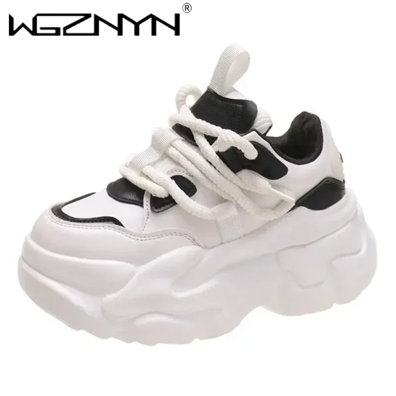 Wedge Heeled Sneaker - NEUE 2025 Frauen Hohe Plattform Casual