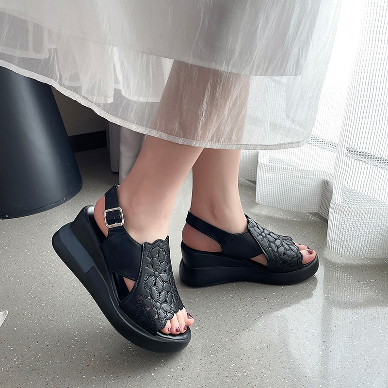 Wedge Heeled Sneaker - 2026 Modische Damen-Plateau-Keilabsatzschuhe: Elegante Hochhackige Plateau-Pumps