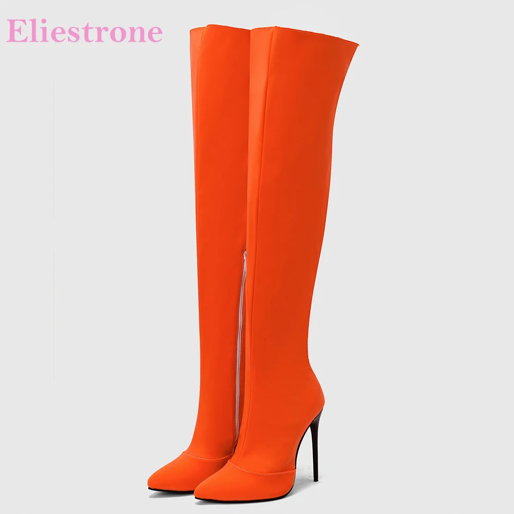 Women'S Shoes In Size 12 - Neue Winter Glamour Orange Gelb Frauen