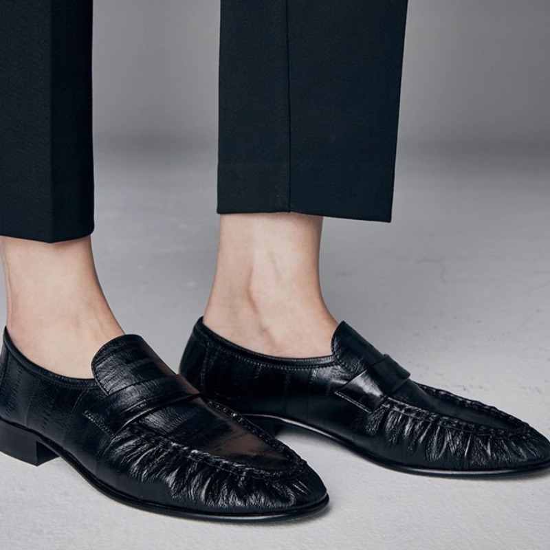 Women Shoes Size - Luxuriöse Damenschuhe Neue Handgefertigte Echtleder-Loafer für