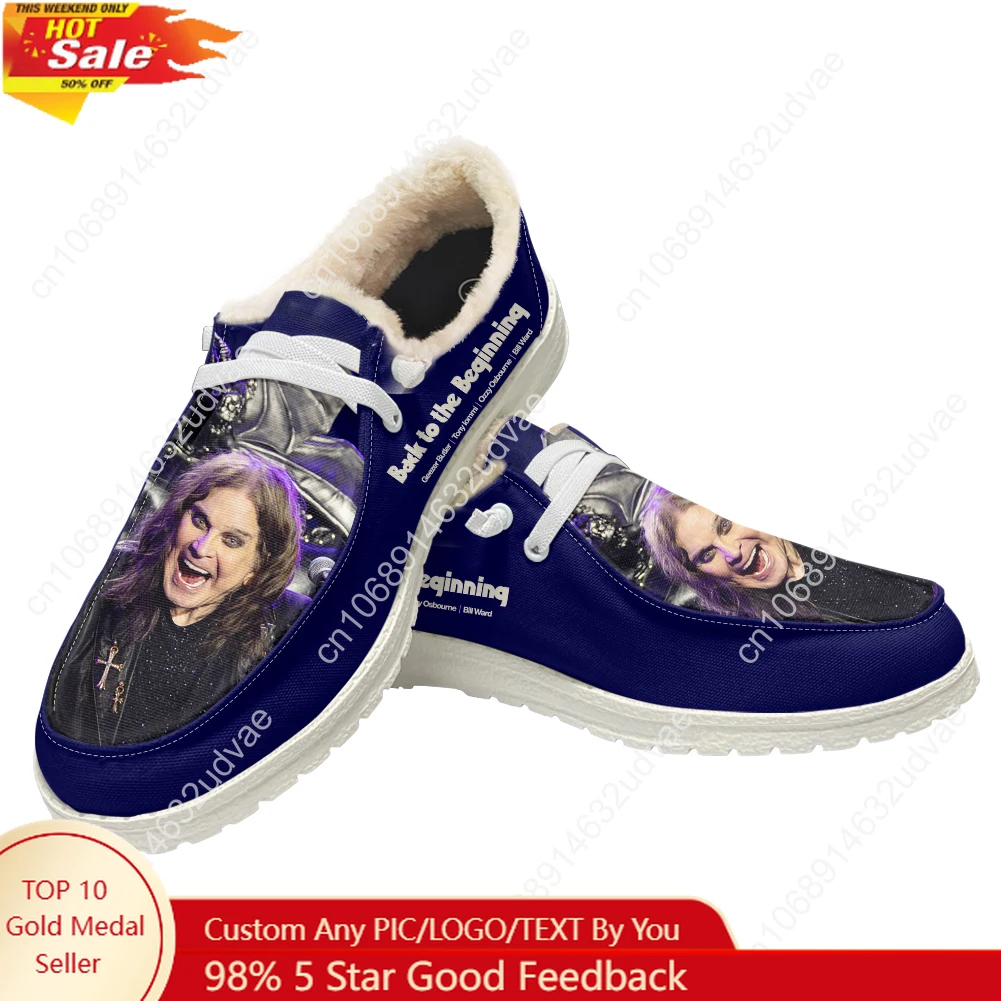 Loafer Flat Women - Ozzy Osbourne 1948-2025 Plüsch-Loafer für Herren,