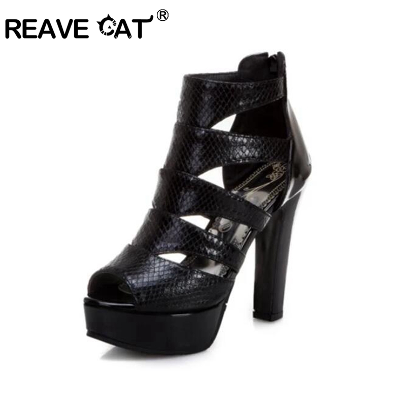 Wedge Heeled Sneaker - REAVE CAT Sexy Größe 34-50 Frauen