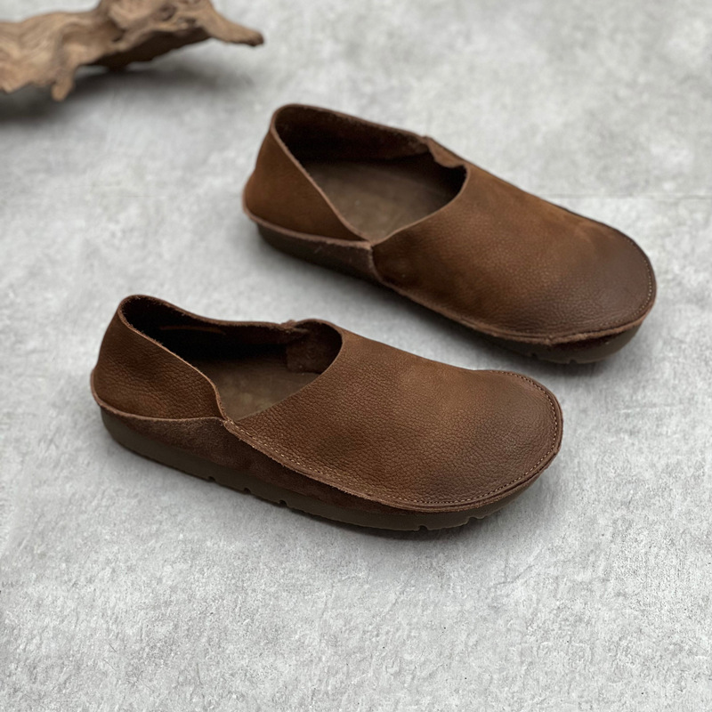 Damen-Slipper aus echtem Leder – Women Shoes Loafers Bewertung und Preis