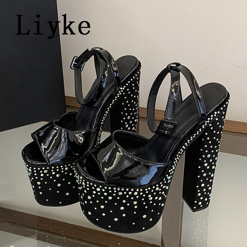 Liyke Modische Kristall-Strass – Rhinestone Sandal Women Bewertung und Preis