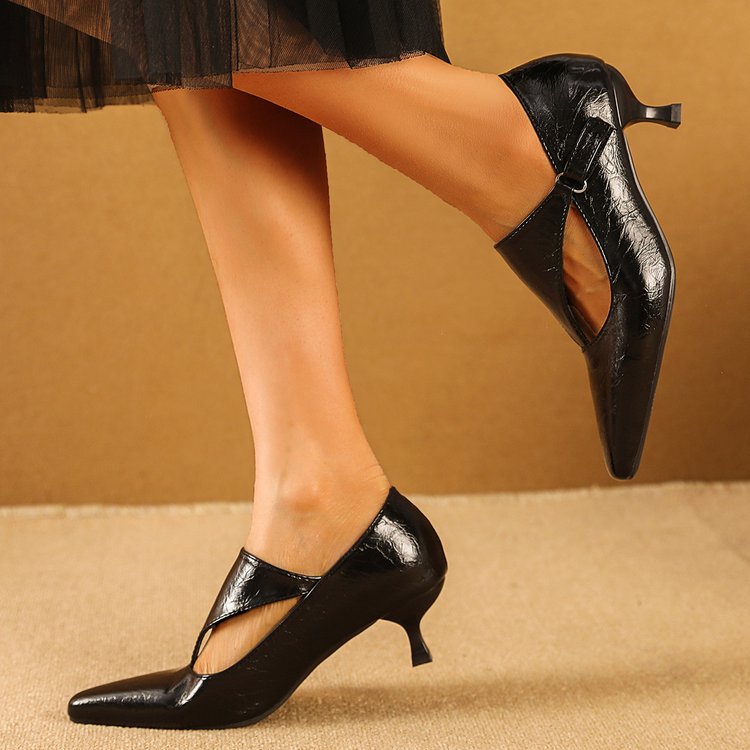 Dunkle Retro-Pumps für Damen m – Women'S Shoes Kitten Heels Bewertung und Preis