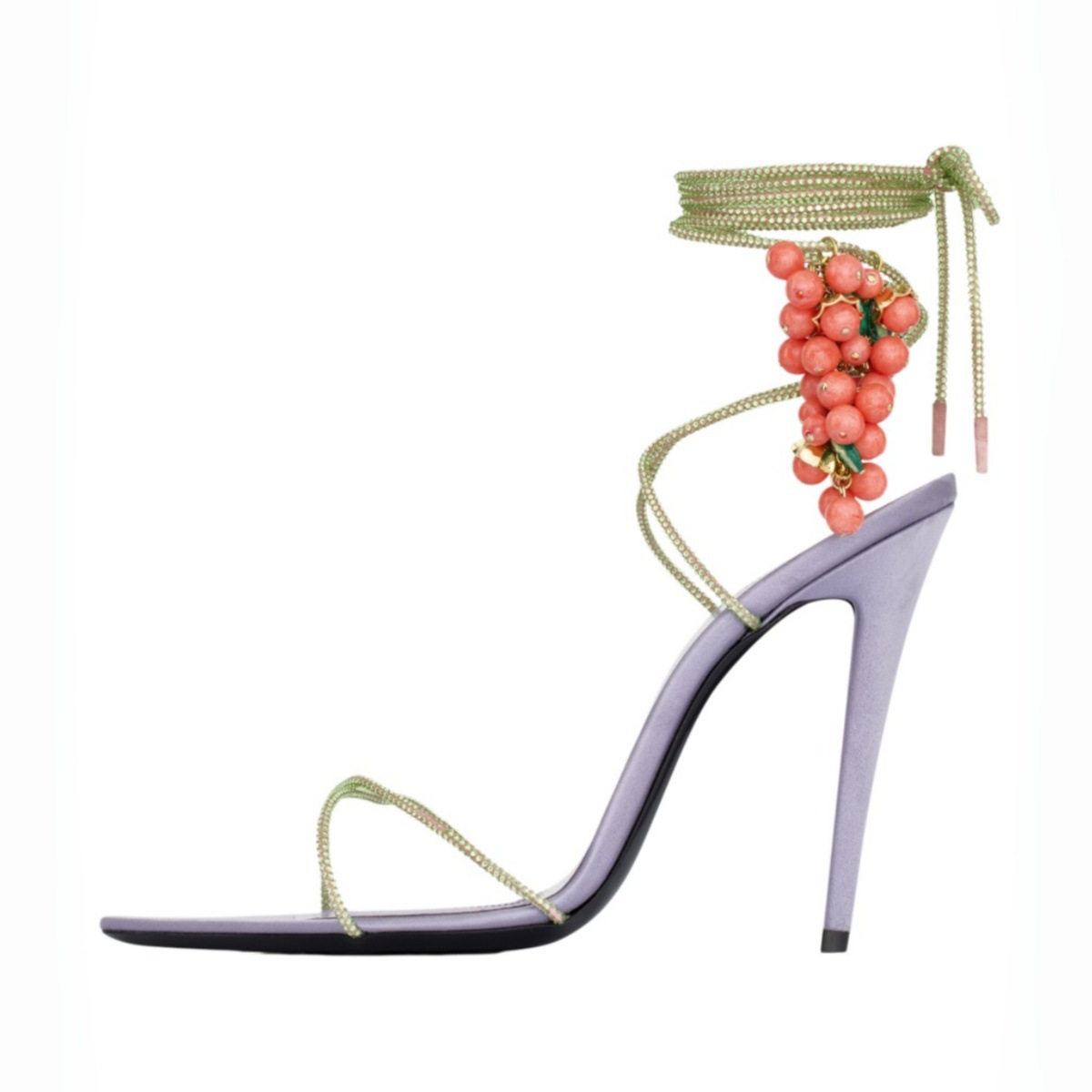 Damen 3D-Frucht-Verzierte Stra – Rhinestone Sandal Women Bewertung und Preis