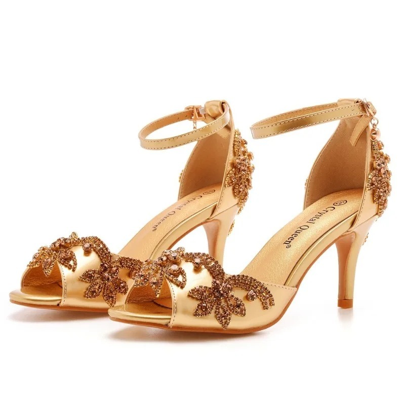 Modische Designer-Damenschuhe  – Rhinestone Sandal Women Bewertung und Preis