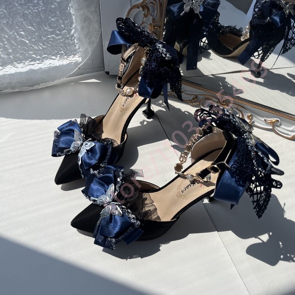 2026 Neue Satin Spitze Pumps i – Rhinestone Sandal Women Bewertung und Preis