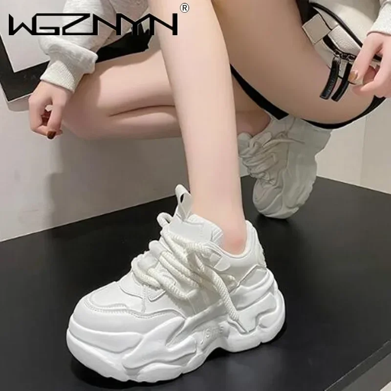 NEUE 2025 Frauen Hohe Plattfor – Wedge Heeled Sneaker Bewertung und Preis