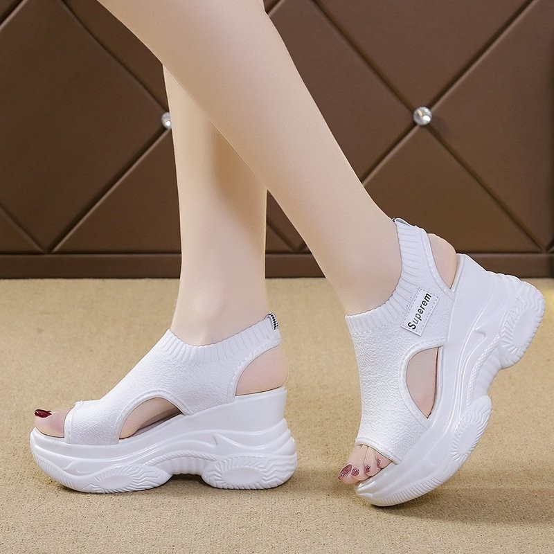 Damen-Sandalen, 2022, Sommer,  – Wedge Heeled Sneaker Bewertung und Preis