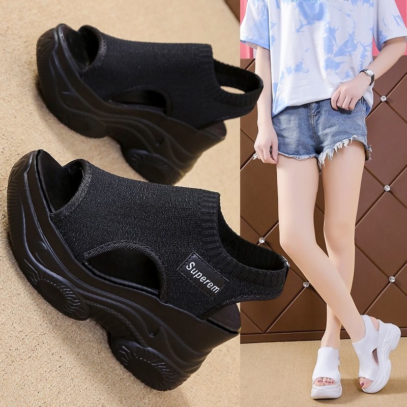 Damen-Sandalen, 2022, Sommer,  – Wedge Heeled Sneaker Bewertung und Preis