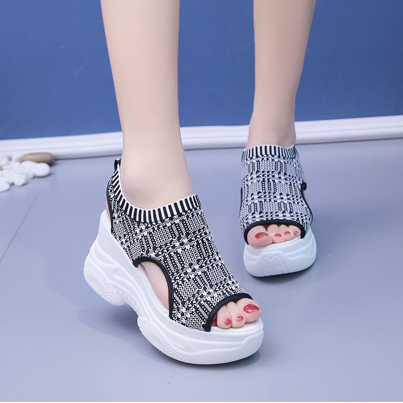 Damen-Sandalen, 2022, Sommer,  – Wedge Heeled Sneaker Bewertung und Preis