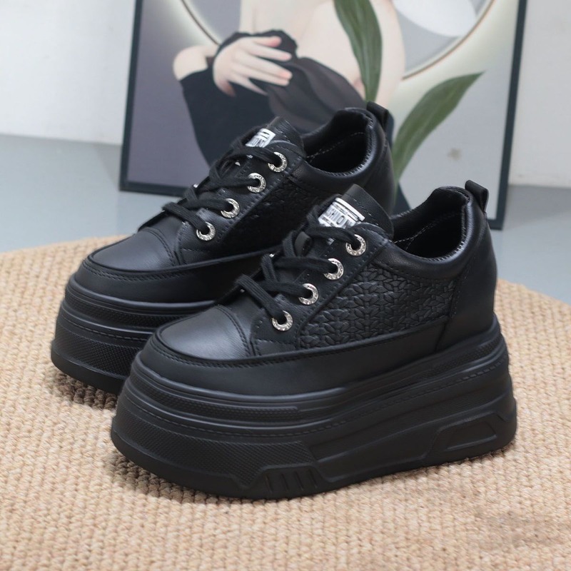 2026 Neue 10CM Echtleder Beque – Wedge Heeled Sneaker Bewertung und Preis