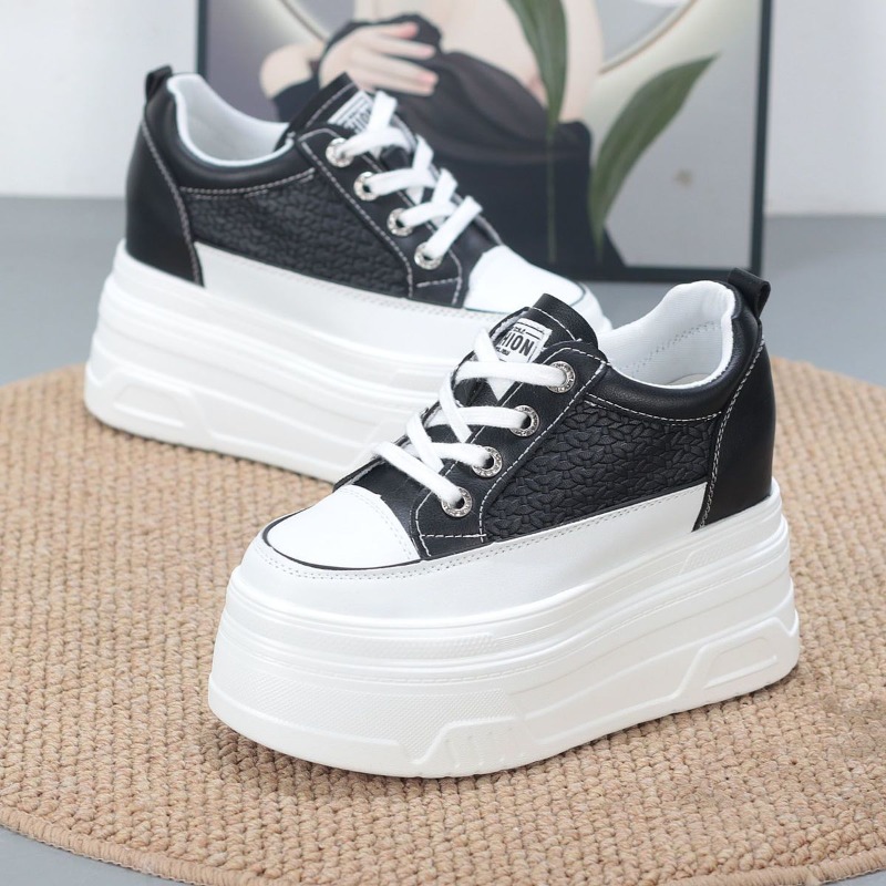 2026 Neue 10CM Echtleder Beque – Wedge Heeled Sneaker Bewertung und Preis