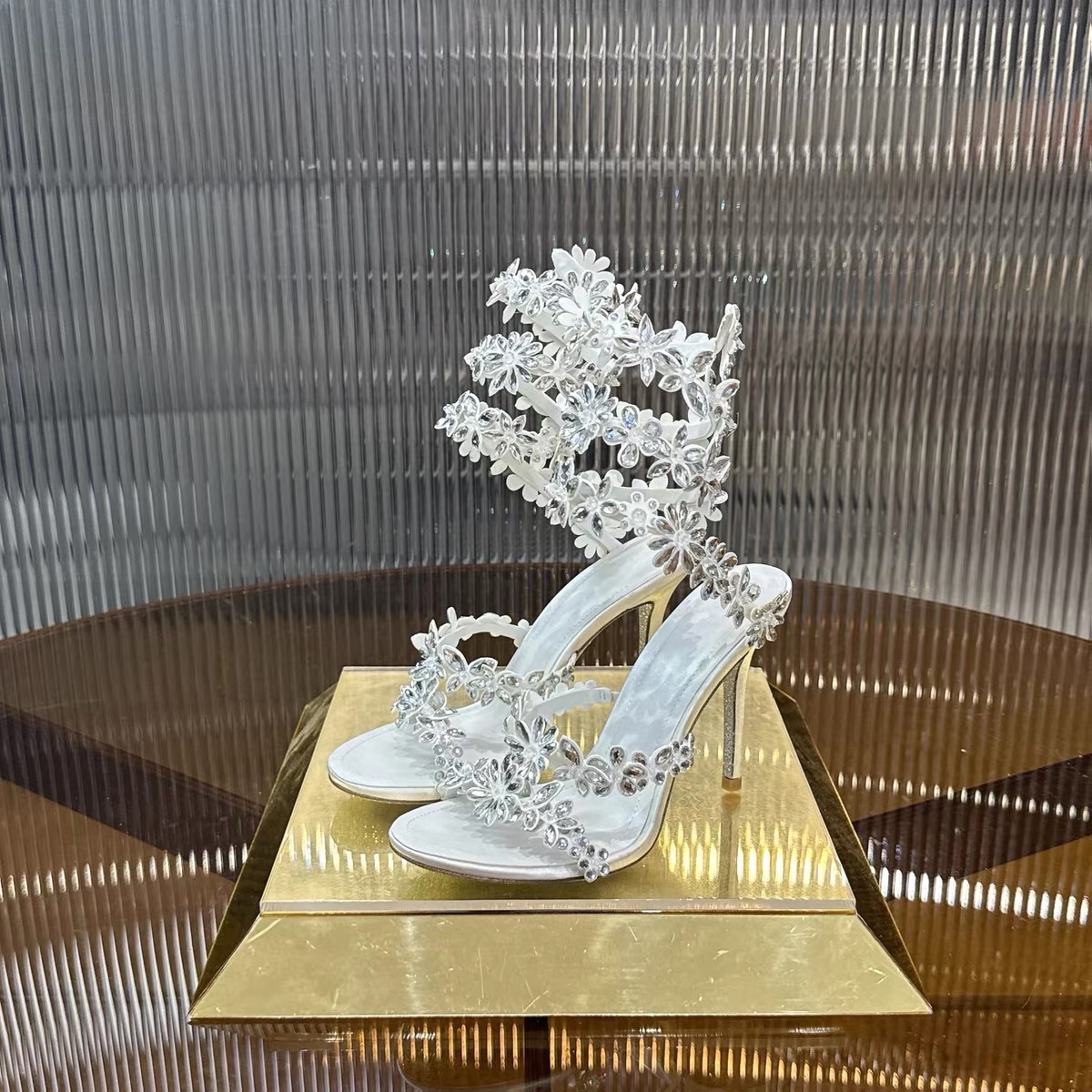 Sommer Neue Luxuriöse Damen-Sa – Rhinestone Sandal Women Bewertung und Preis