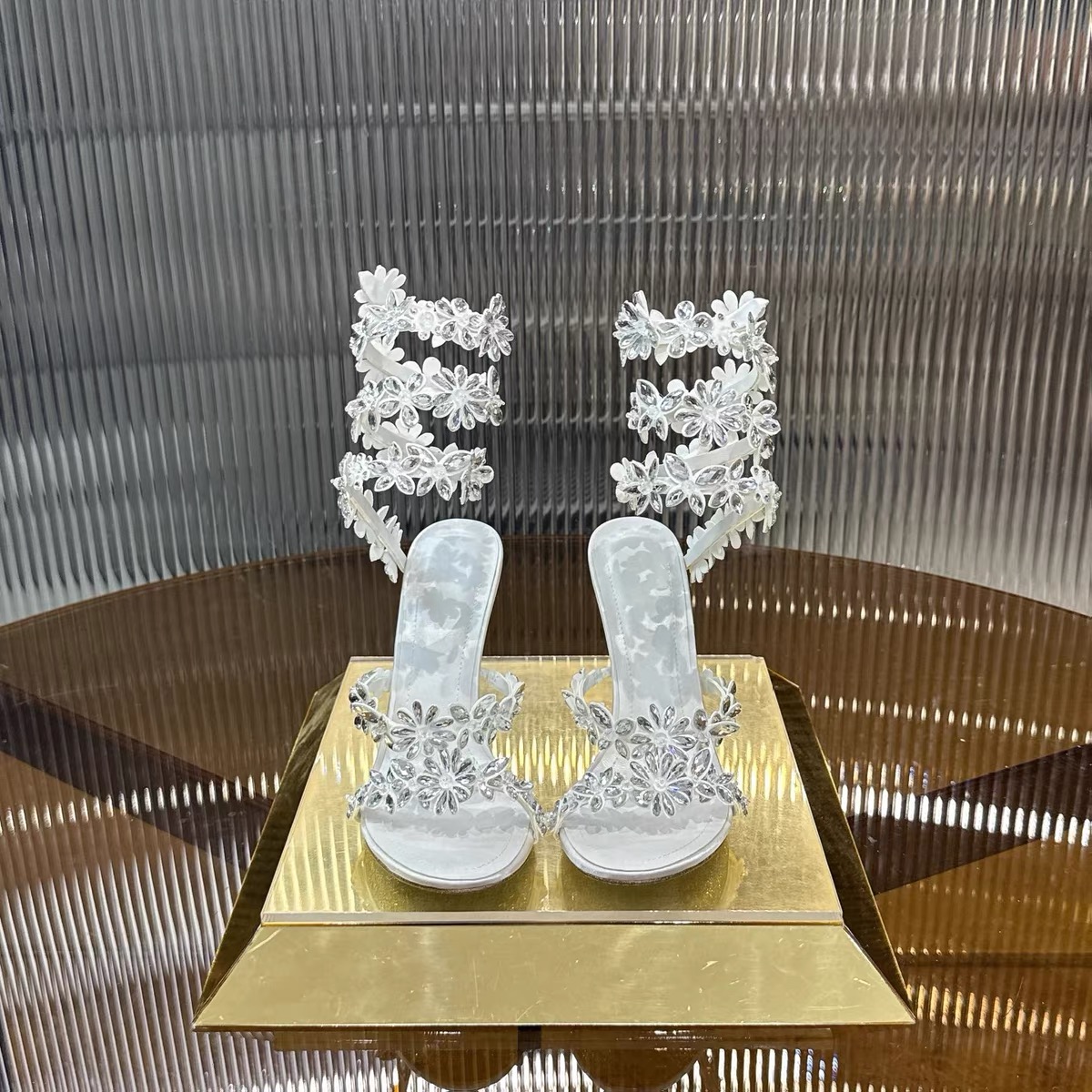 Sommer Neue Luxuriöse Damen-Sa – Rhinestone Sandal Women Bewertung und Preis