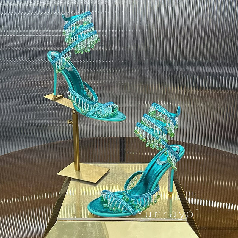 Damen-Sandalen mit Schlangenfö – Rhinestone Sandal Women Bewertung und Preis