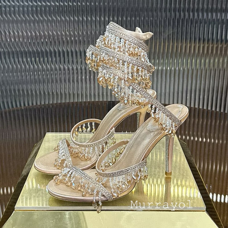 Damen-Sandalen mit Schlangenfö – Rhinestone Sandal Women Bewertung und Preis