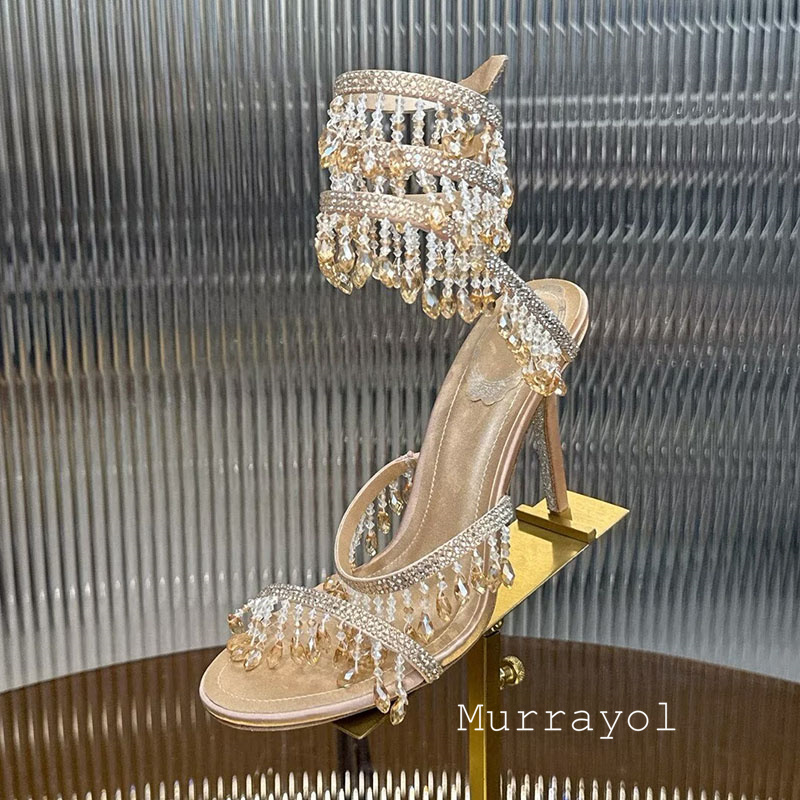 Damen-Sandalen mit Schlangenfö – Rhinestone Sandal Women Bewertung und Preis