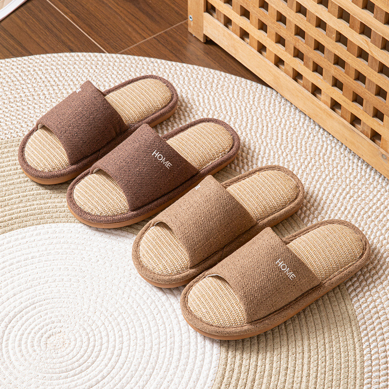Leinen-Plateau-Hausschuhe für  – Loafer Flat Women Bewertung und Preis