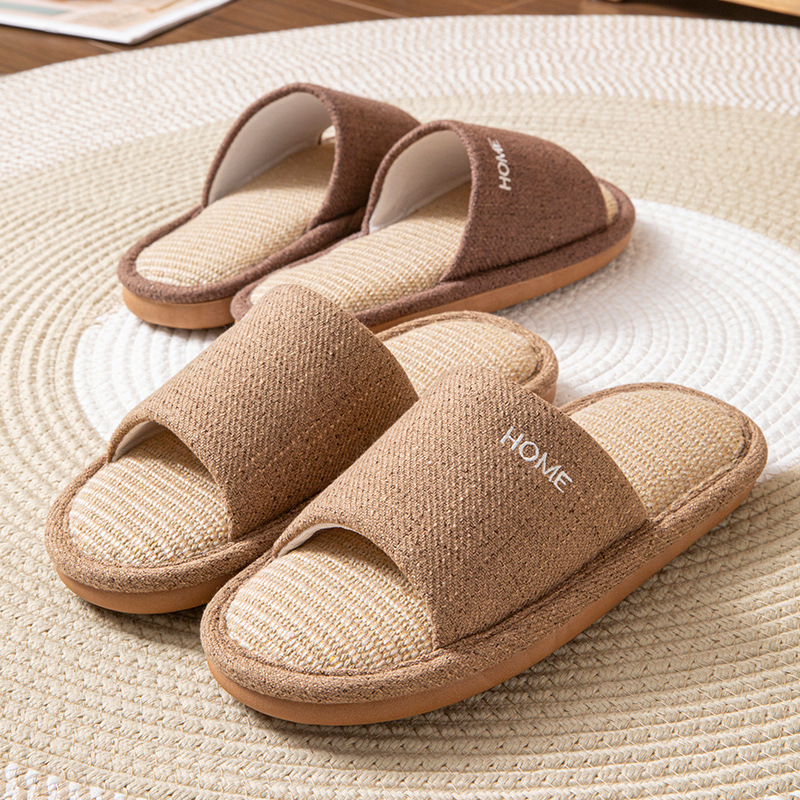 Leinen-Plateau-Hausschuhe für  – Loafer Flat Women Bewertung und Preis