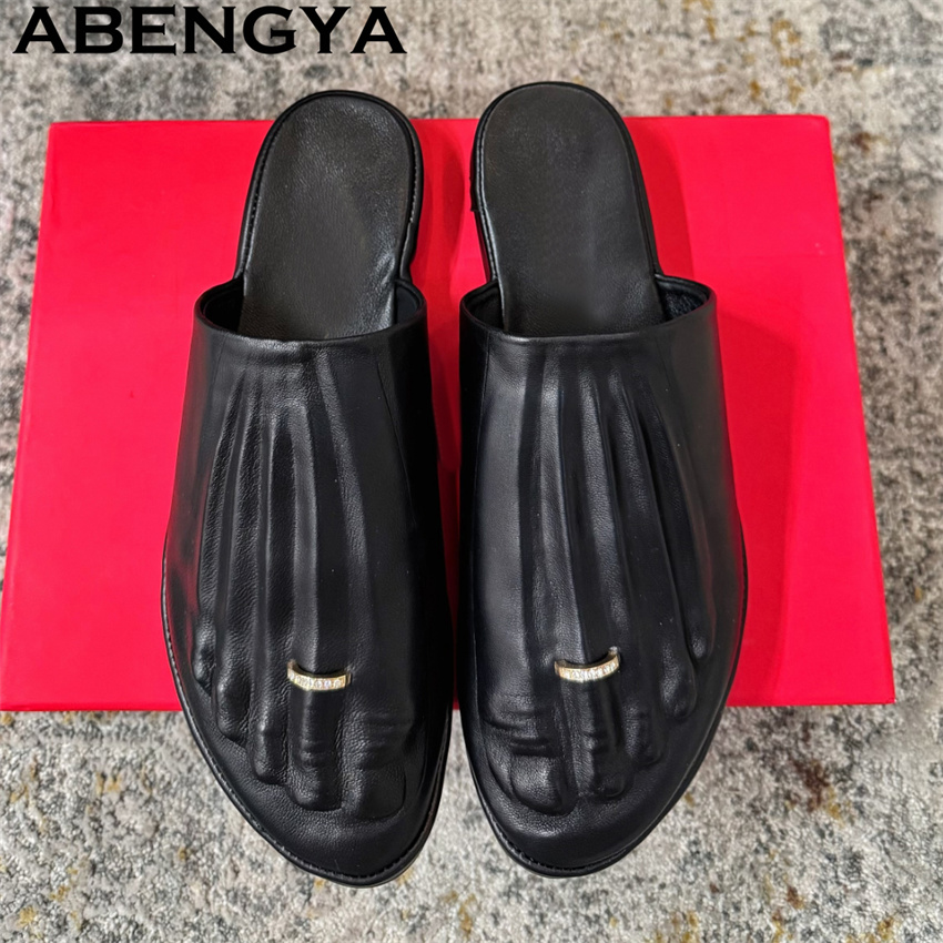Schwarze Echtleder-Wickelzehen – Loafer Flat Women Bewertung und Preis