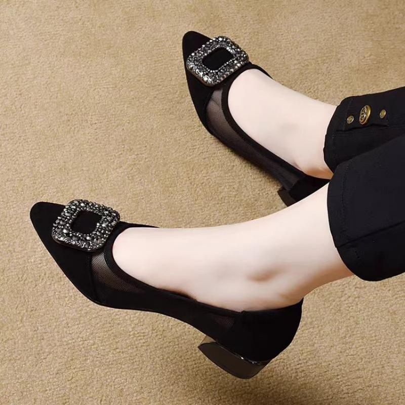 Elegante Spitze Mesh-Pumps mit – Women Shoes Size Bewertung und Preis